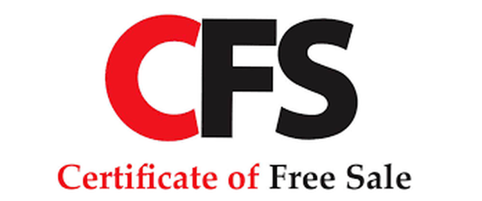 Certificate of Free Sale — For export and registration